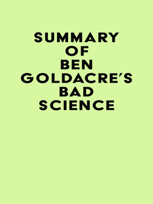 cover image of Summary of Ben Goldacre's Bad Science